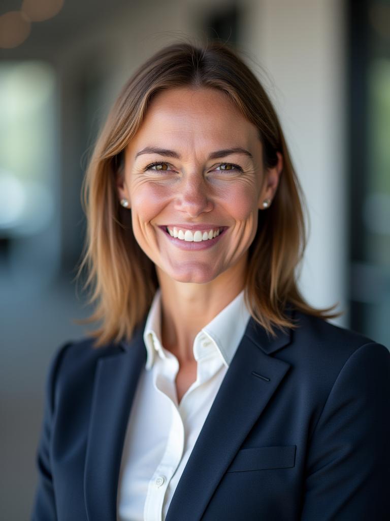 Professional corporate portrait of a businesswoman.